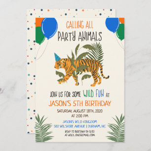 CUALQUIER EDAD - Niño de la invitación al cumpleañ