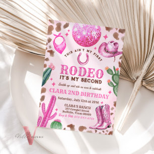 CUALQUIER EDAD RODEO Cowgirl Invitación de cumplea