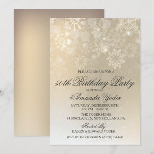 CUALQUIER EDAD - Tarjeta de Invitación de Cumpleañ