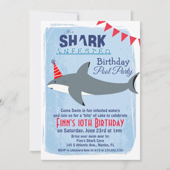 CUALQUIER EDAD - Tarjeta de Invitación de Cumpleañ (Anverso)