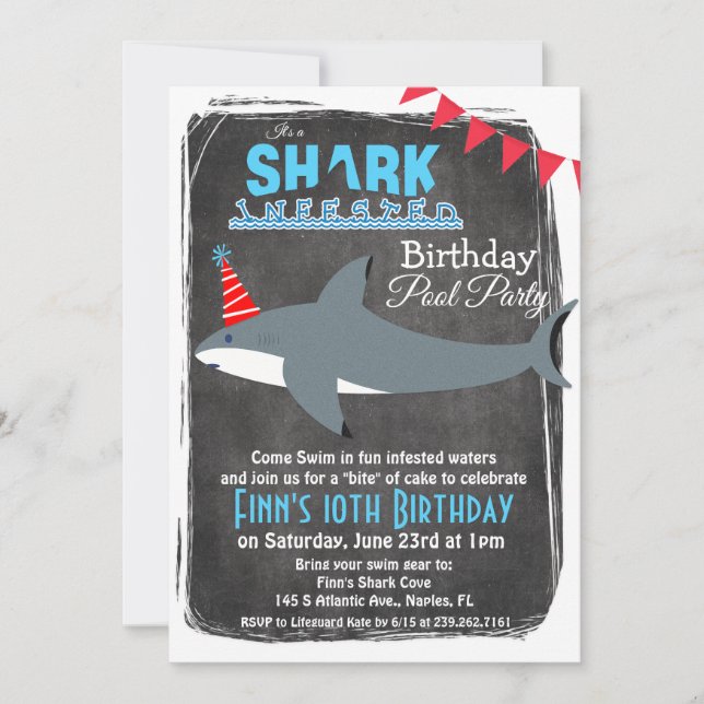 CUALQUIER EDAD - Tarjeta de Invitación de Cumpleañ (Anverso)