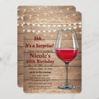 CUALQUIER EDAD: Wine String ilumina la invitación