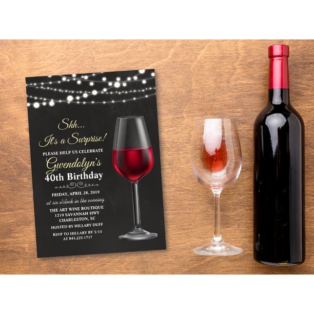 CUALQUIER EDAD: Wine String ilumina la invitación  (Subido por el creador)