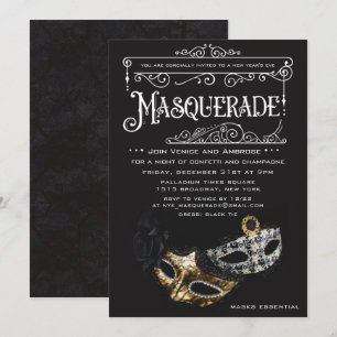 CUALQUIER EVENTO - Invitación a fiesta de disfrace