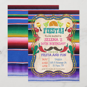 CUALQUIER EVENTO - Invitación a Fiesta Mexicana