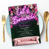 CUALQUIER EVENTO - Invitación floral de Neon Brunc