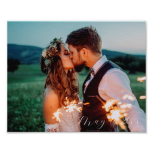 Cualquier impresión de foto personalizada fechada