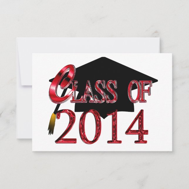 Cualquier invitación a una fiesta de graduación de (Anverso)