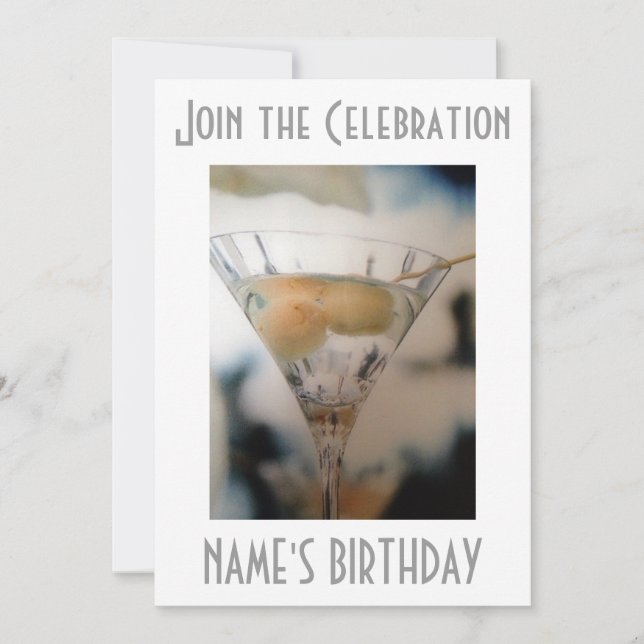 CUALQUIER INVITACIÓN DE PARTE DEL CUMPLEAÑOS ADULT (Anverso)