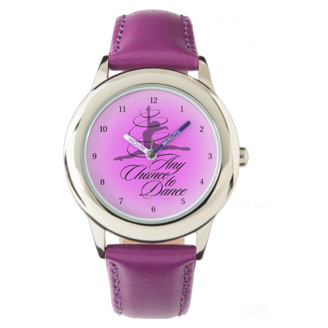 Cualquier Oportunidad De Bailar Reloj De Muñecas (Anverso)