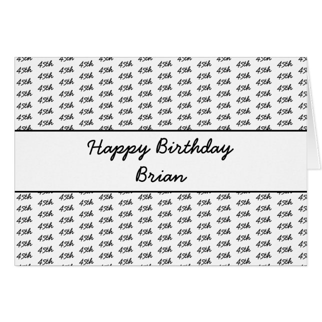 Cualquier patrón de número de Personalizado de eda (Anverso (Horizontal))