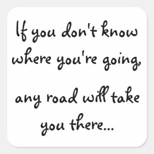 Cualquier pegatina de Road Square