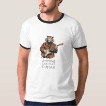 Cualquier persona puede tocar la guitarra Camiseta