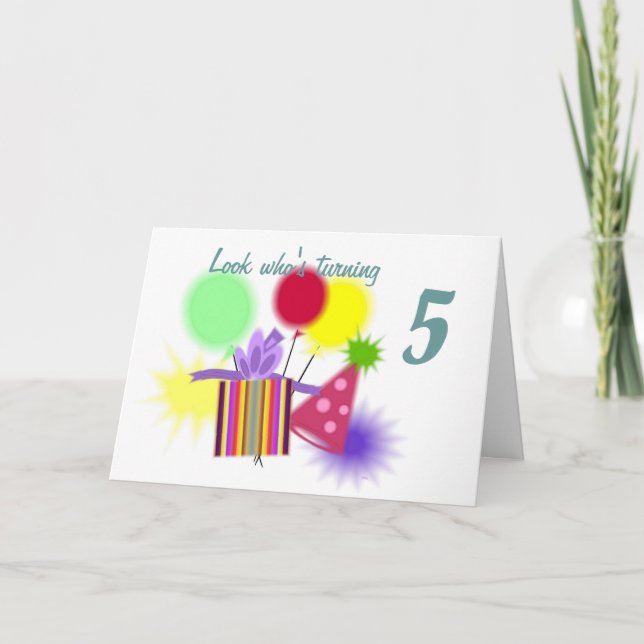 Cualquier tarjeta de cumpleaños de edad (Anverso)