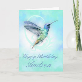 Cualquier tarjeta de felicitación de Hummingbird P