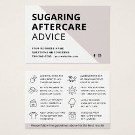 Cualquier tarjeta de postcuidado para la extracció