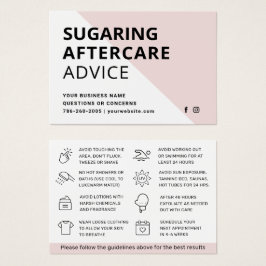 Cualquier tarjeta de postcuidado para la extracció