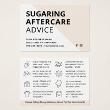 Cualquier tarjeta de postcuidado para la extracció