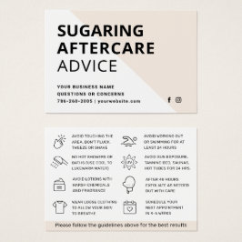 Cualquier tarjeta de postcuidado para la extracció