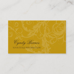 Cualquier tarjeta de visita de color Grunge Vines