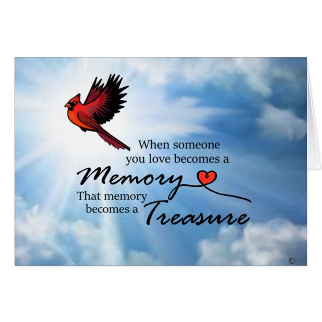 Cuando alguien que usted ama, cardinal (Anverso (Horizontal))