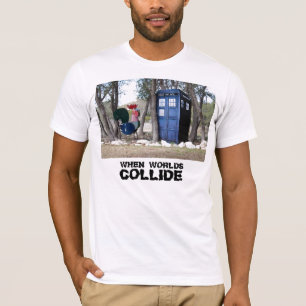 CUANDO CHOCAN los MUNDOS camiseta