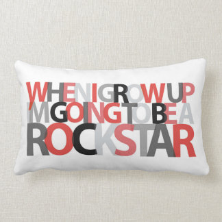 Cuando crezco… Almohada de ROCKSTAR