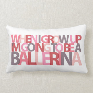 Cuando crezco… la almohada de la BAILARINA