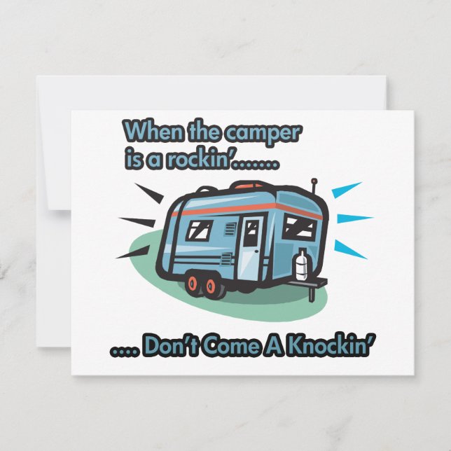 Cuando el acampador es un rockin' (Anverso)