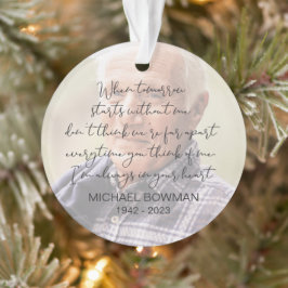 Cuando El Mañana Empieza Sin Mí Ornamento Acrílico