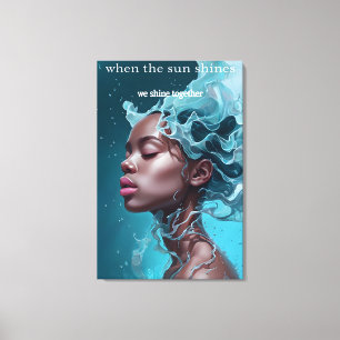 Cuando el sol brilla Imprimir lienzo