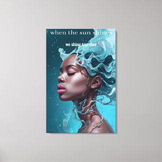 Cuando el sol brilla Imprimir lienzo