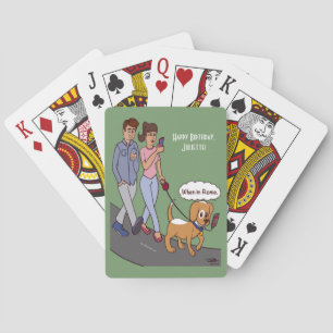 Cuando en Roma las cartas de póquer