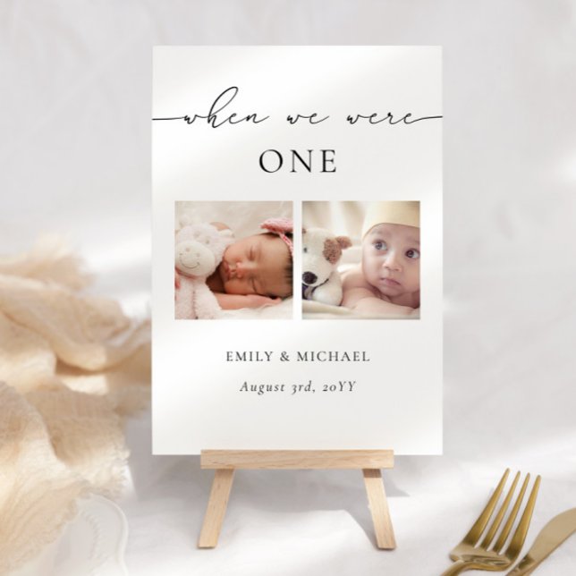 Cuando éramos señal de número de mesa de boda de e (Subido por el creador)