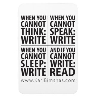 Cuándo escribir el imán