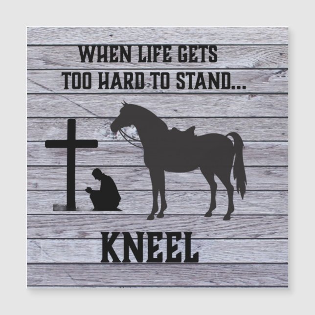 Cuando la vida se pone difícil, Kneel (Anverso)