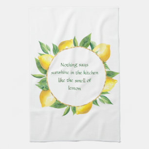 Cuando La Vida Te Da La Toalla De Cocina Lemons