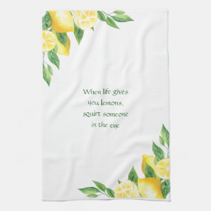 Cuando La Vida Te Da La Toalla De Cocina Lemons