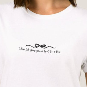 Cuando la vida te da un nudo, ata una camiseta de 