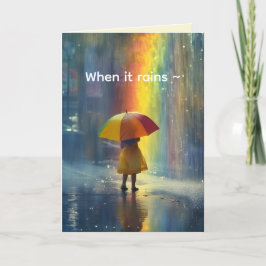 CUANDO LLUEVE - CONSIGA UNA TARJETA BIEN