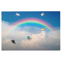 Cuando los cerdos vuelan al arte Metalizado