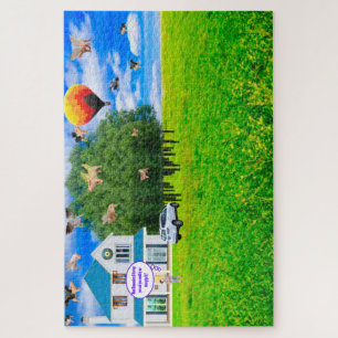 Cuando los cerdos vuelan al rompecabezas