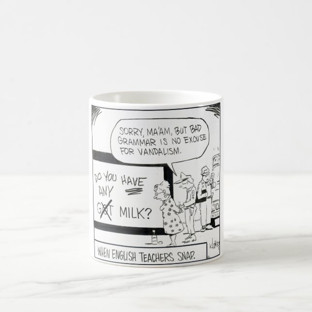 "Cuando los profesores de inglés rompen" la taza (Centro)