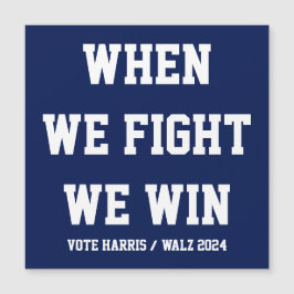 Cuando Luchamos Ganamos Harris Walz