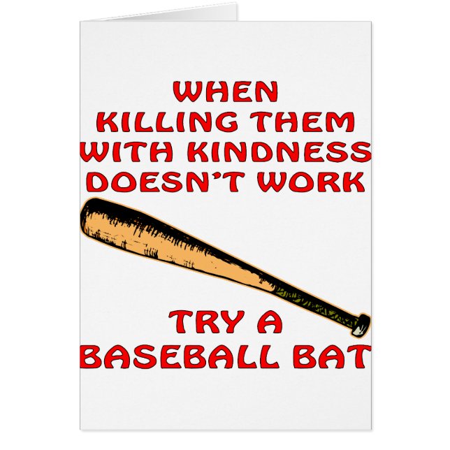 Cuando matarles con amabilidad no trabaja el (Frente)