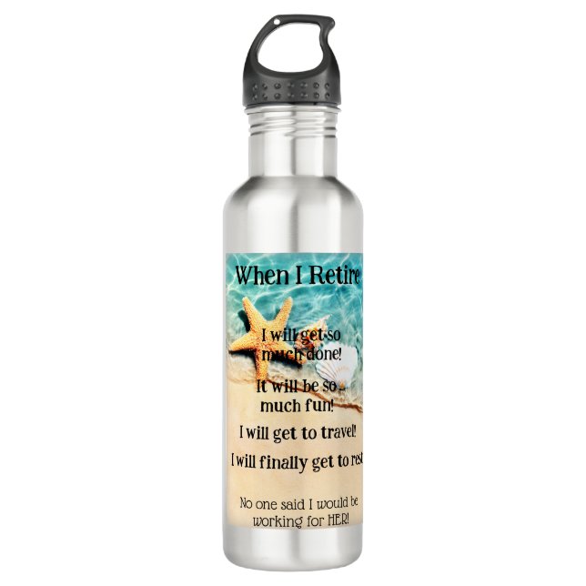 Cuando me retire la botella de agua de acero inoxi (Anverso)