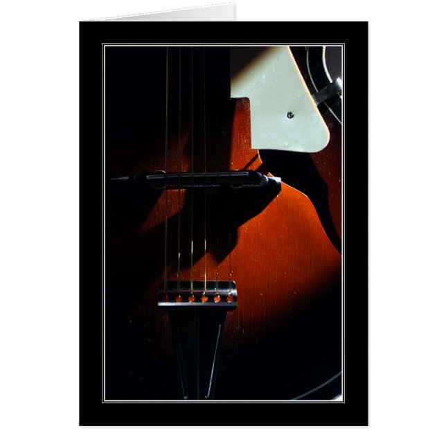 Cuando mi guitarra suene suavemente la tarjeta de  (Frente)