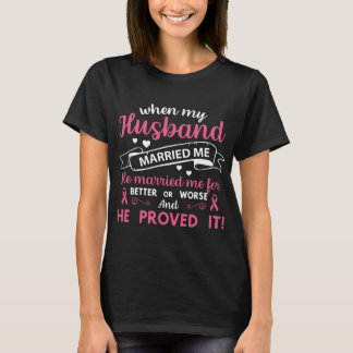 cuando mi marido me casó las camisetas de la