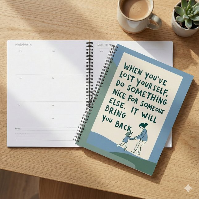 Cuando te has perdido el planificador (Encourage kindness with this inspirational planner! )