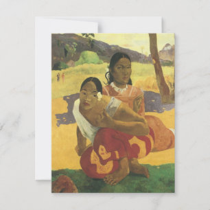 ¿Cuándo te vas a casar?, de Paul Gauguin, arte vin